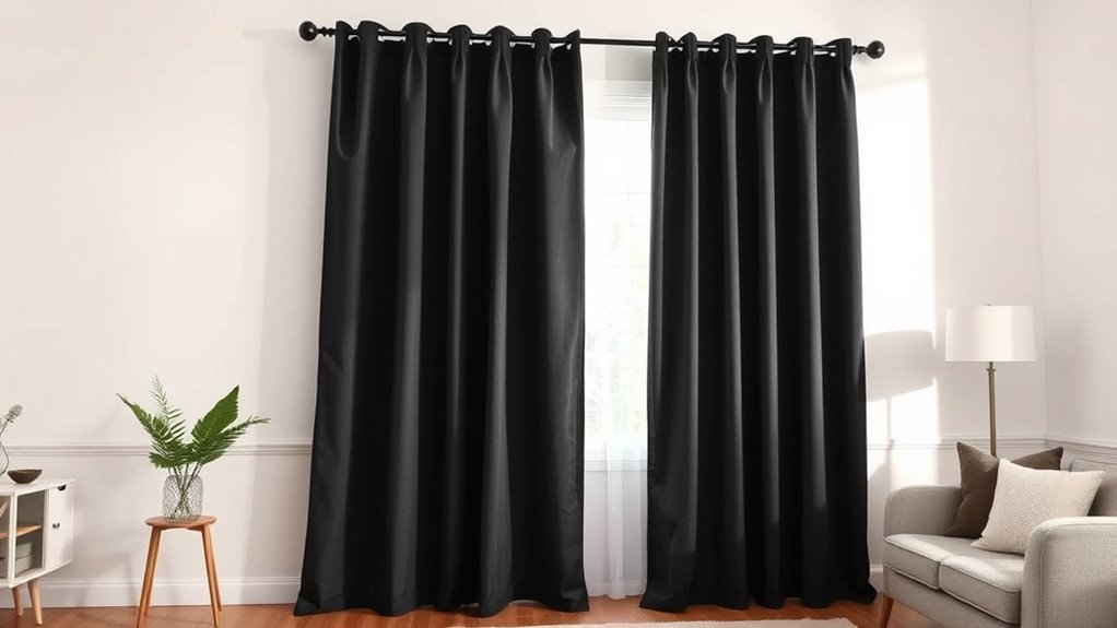 stylish energy efficient blackout curtains