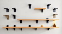 stylish strong shelf brackets