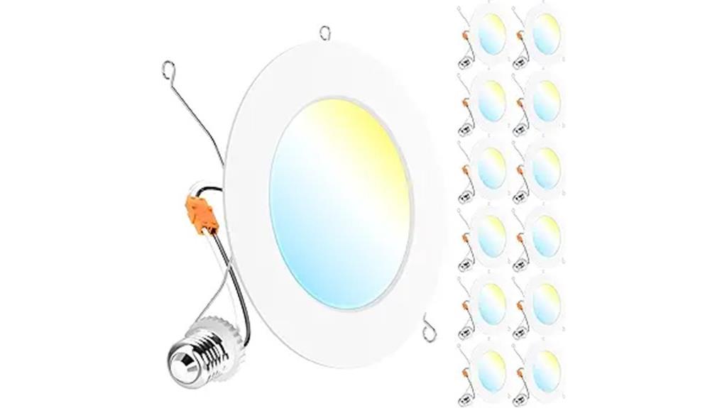 sunco 12 pack recessed leds