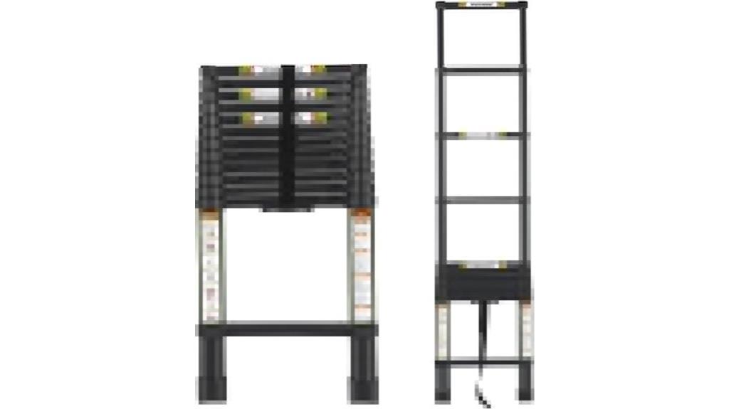 telescoping attic ladder extension