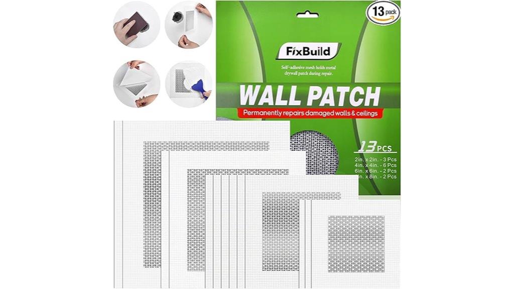 thirteen piece drywall repair kit
