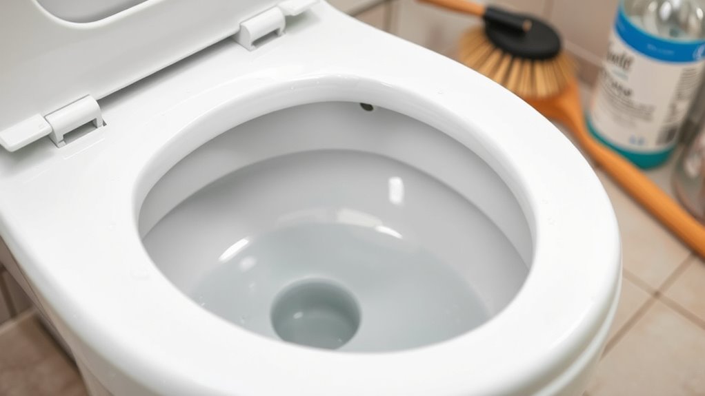 thorough toilet tank cleaning