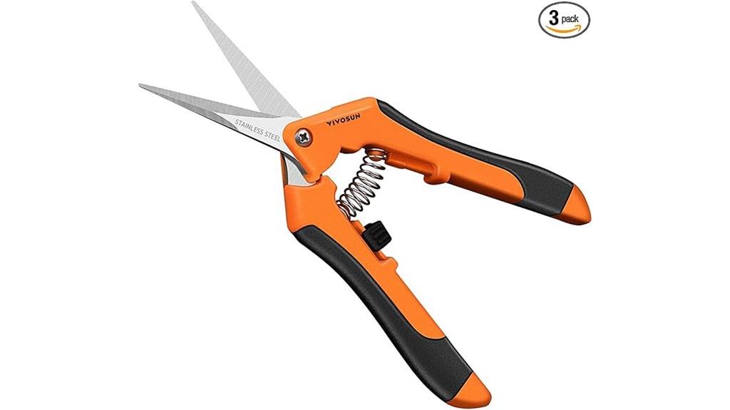 three pack 6 5 inch pruning shears