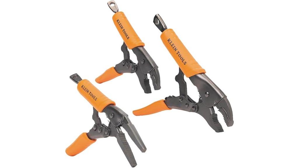 three piece locking pliers