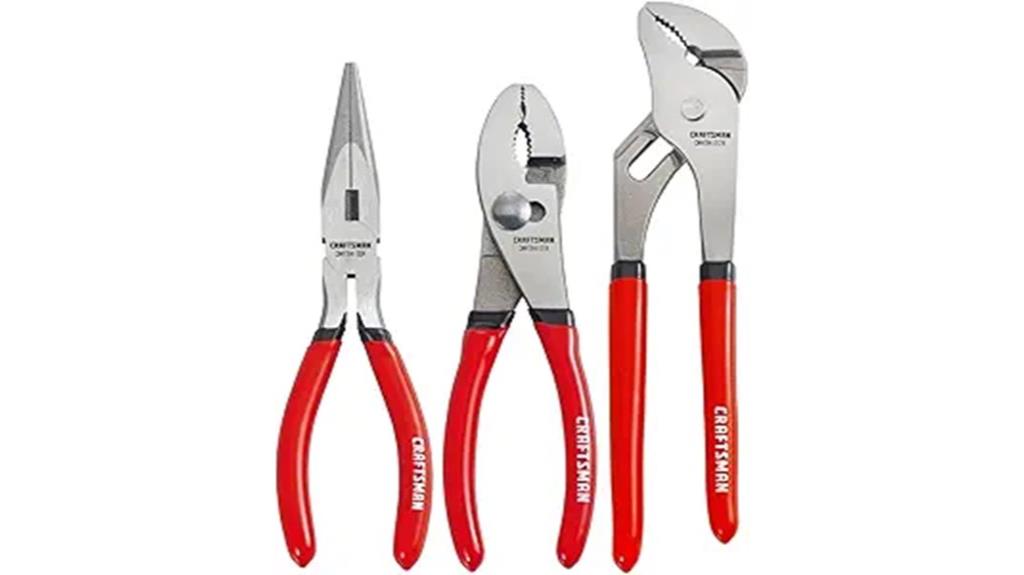 three piece pliers set