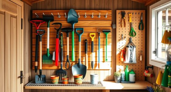top garden tool storage solutions