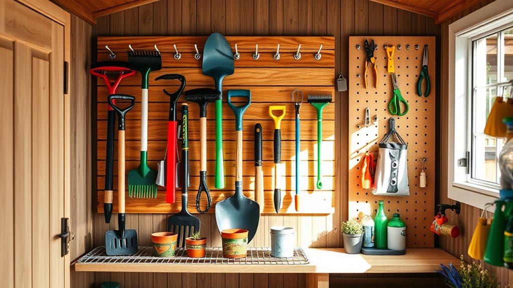 top garden tool storage solutions
