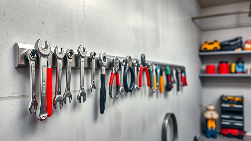 top magnetic garage tool holders