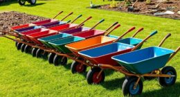 top wheelbarrows for landscaping