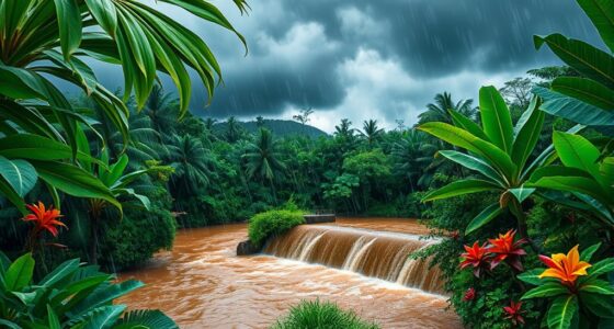 tropical rainfall overflow management