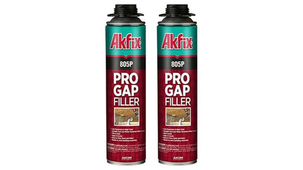 two 24 ounce foam sealants