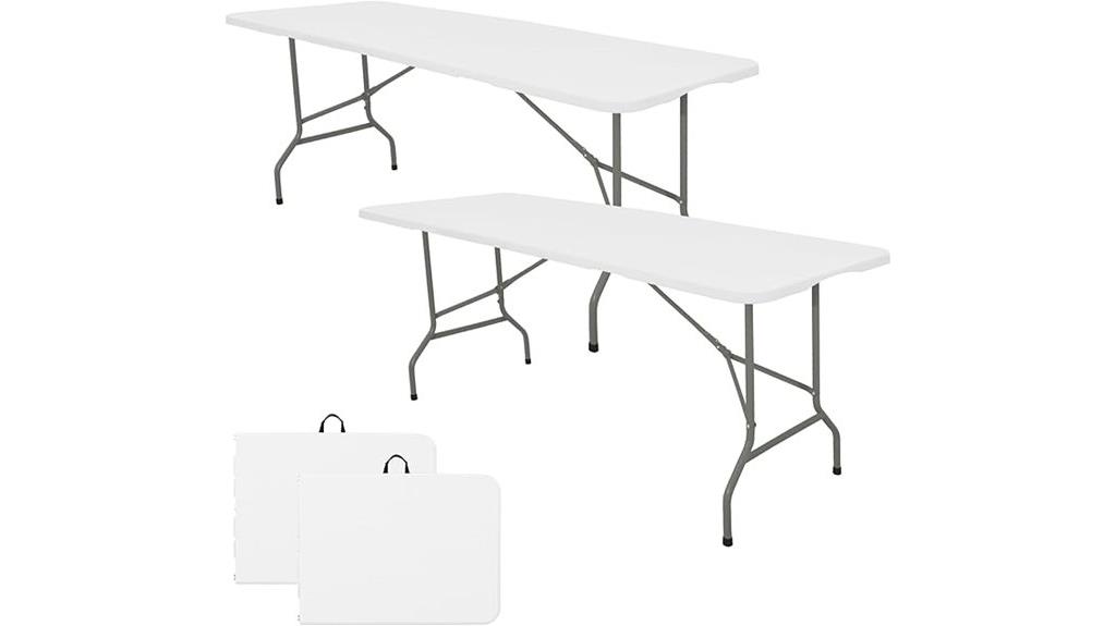 two foldable camping tables