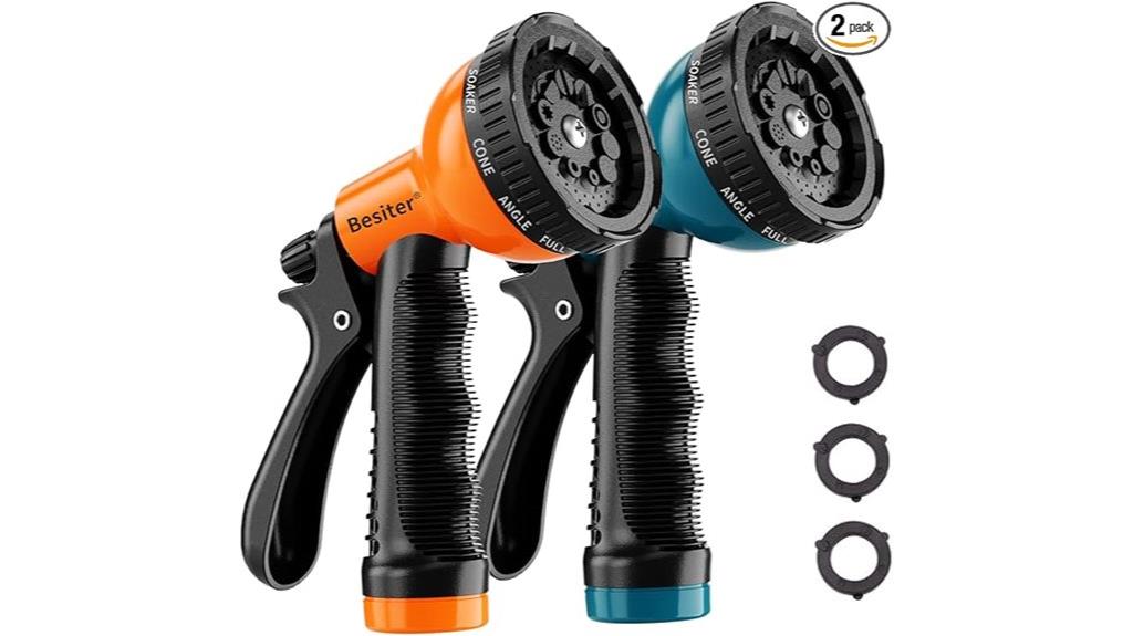 two hose nozzle sprayers