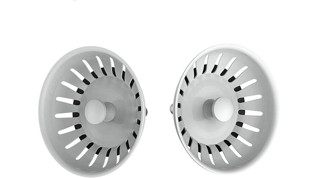 two pack sink strainers