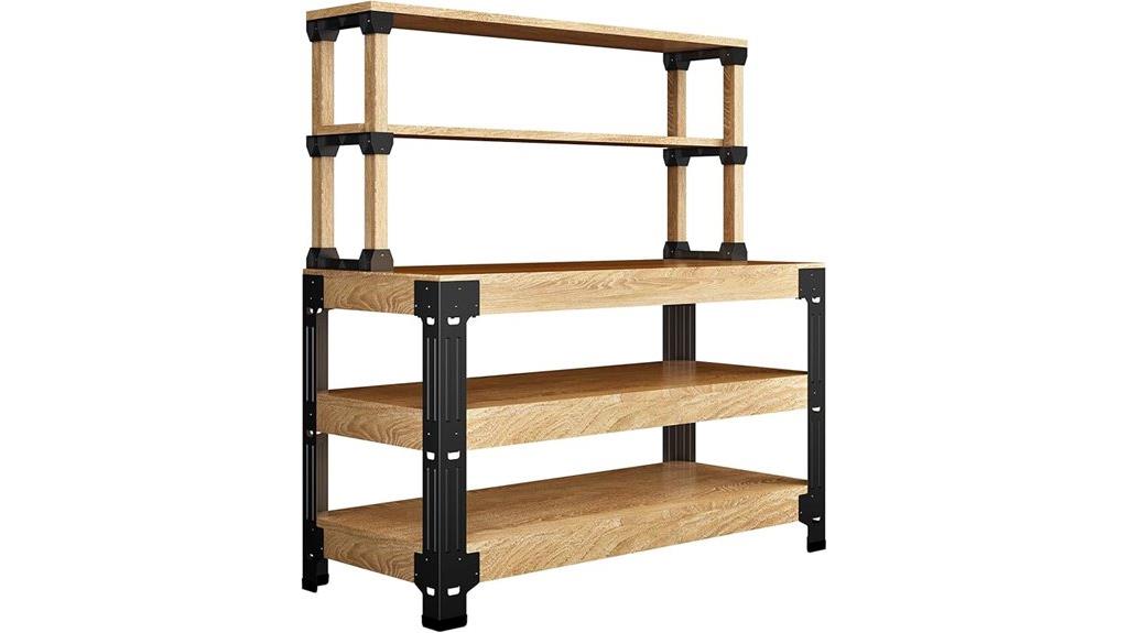 universal steel work bench legs