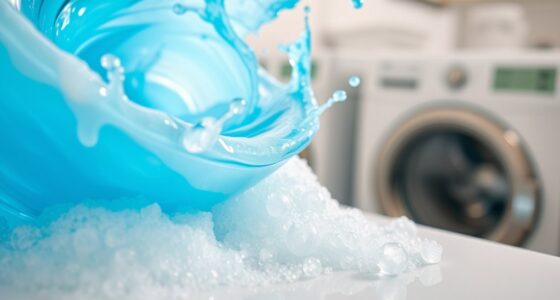 using excess detergent