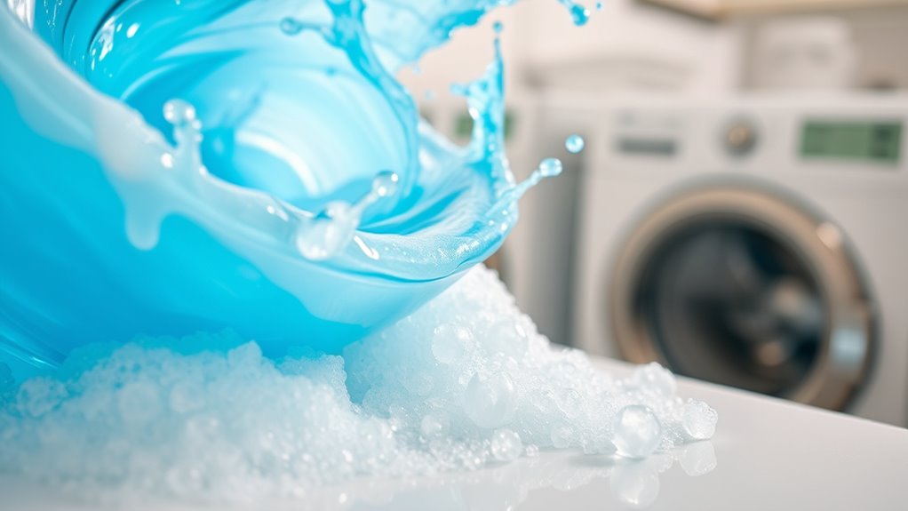 using excess detergent