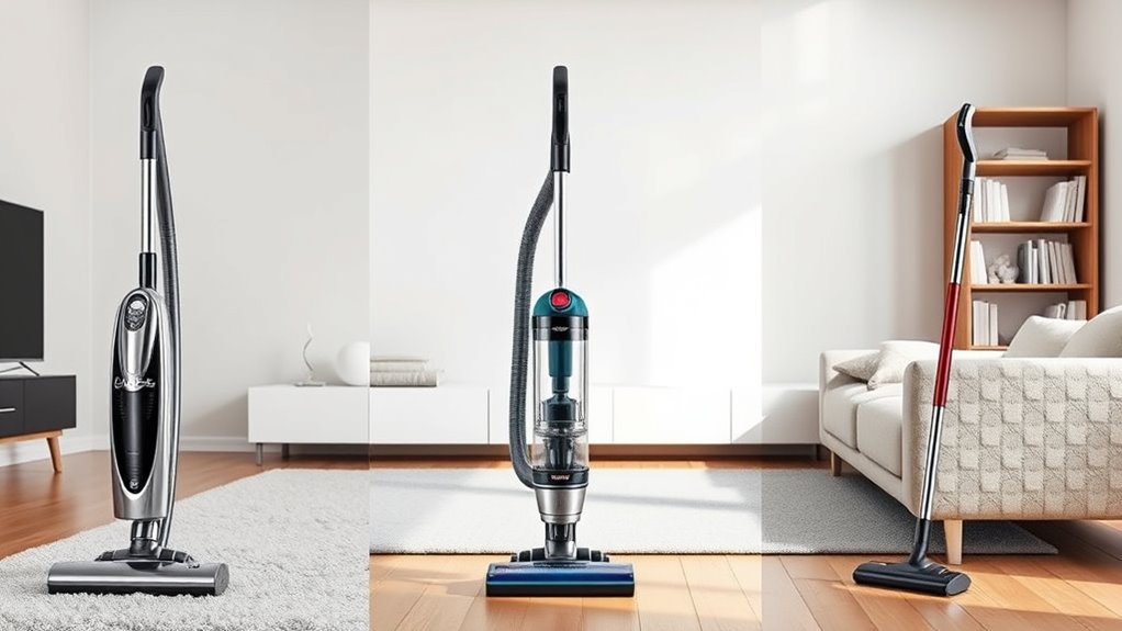 vacuum selection for spaces