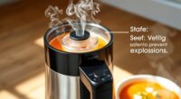 vent hot liquids safely