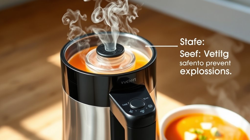 vent hot liquids safely