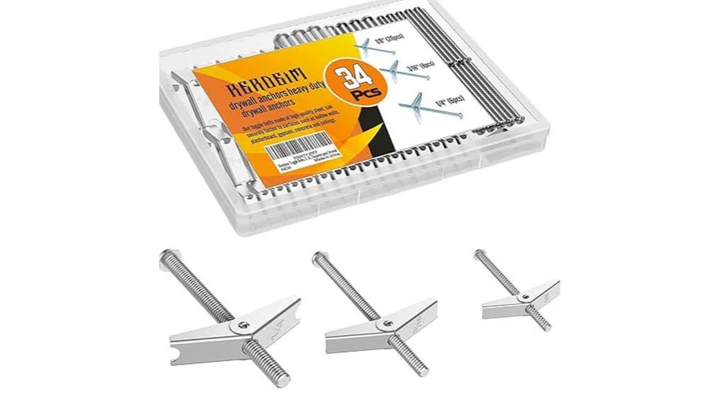 wall anchors pack of 34
