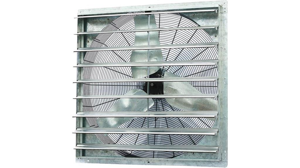 wall mounted exhaust fan