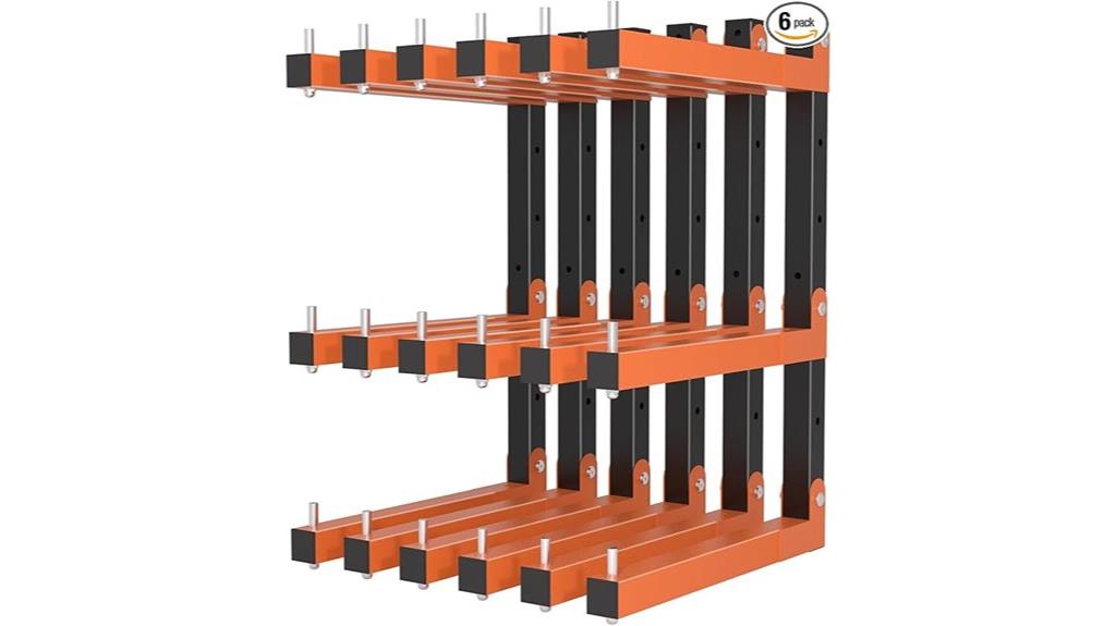 wall mounted lumber rack