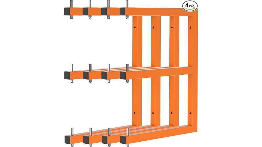 wall mounted lumber storage