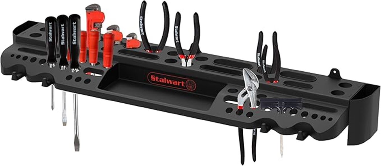 wall mounted tool organizer