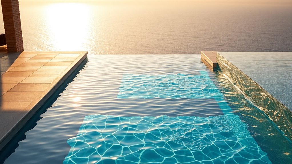 water effects create tranquil ambiance