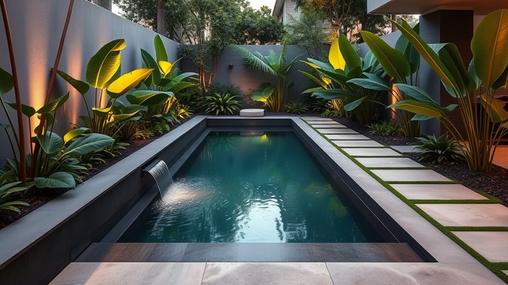 water features create visual flow