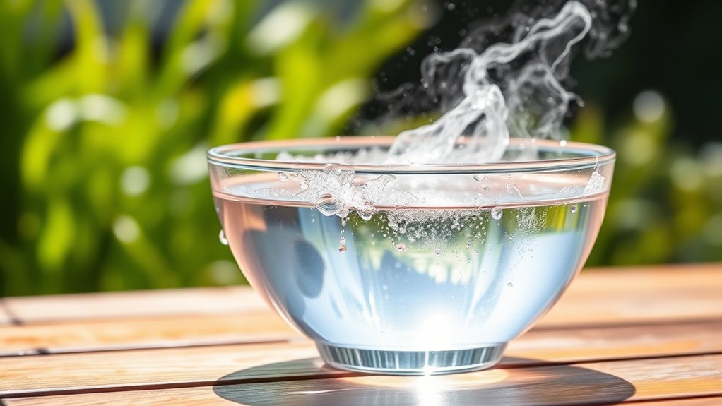 water loss through evaporation