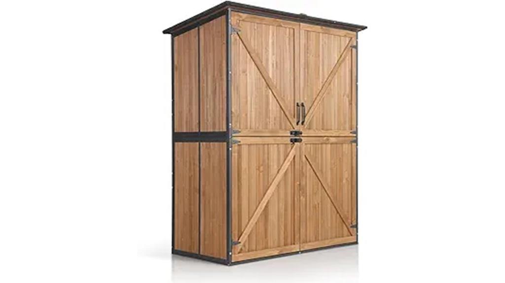 waterproof metal frame shed