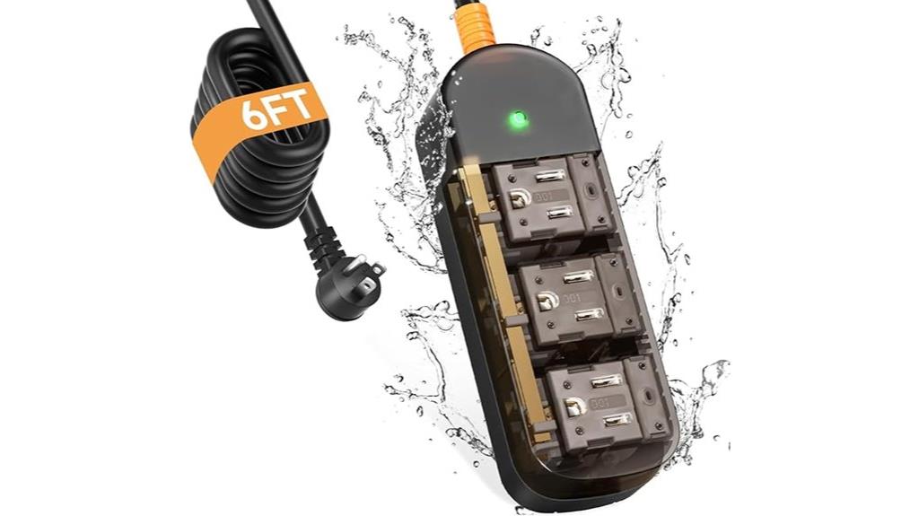 waterproof outdoor extension cord