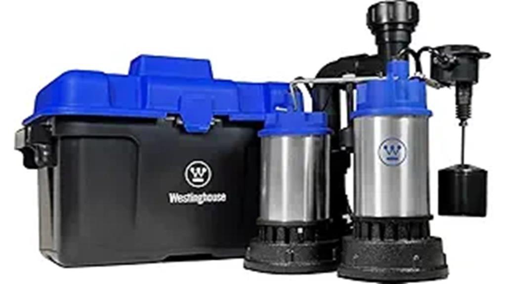 westinghouse sump battery backup