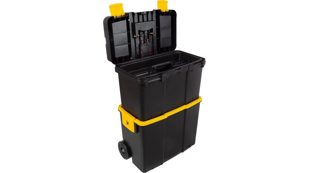 wheeled portable tool storage