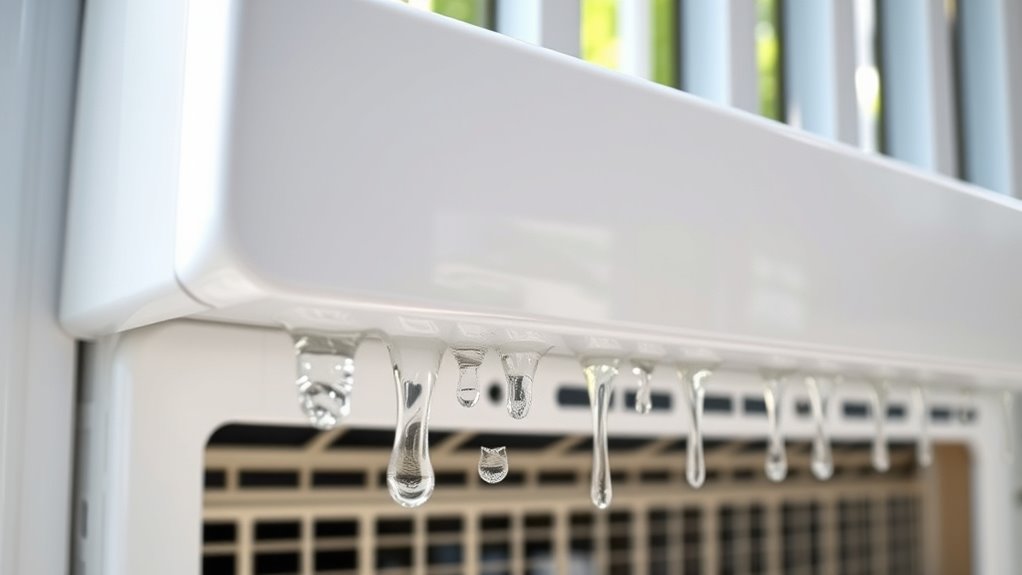 window ac leak causes