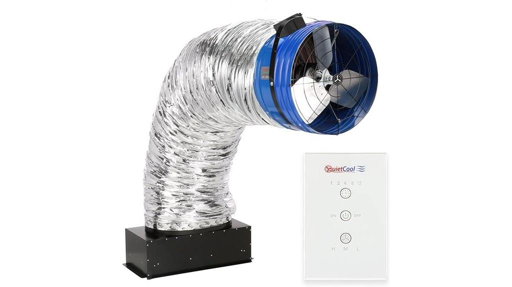 wireless quietcool whole house fan