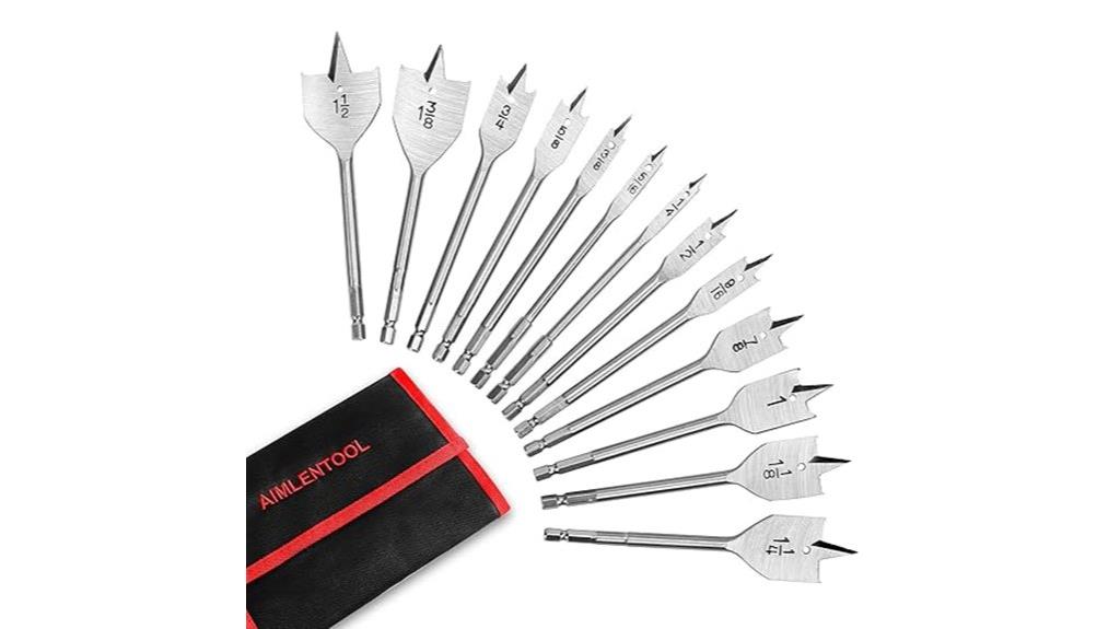 woodworking spade drill set