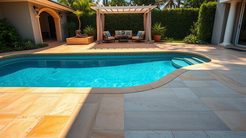 choosing durable stylish pool decking