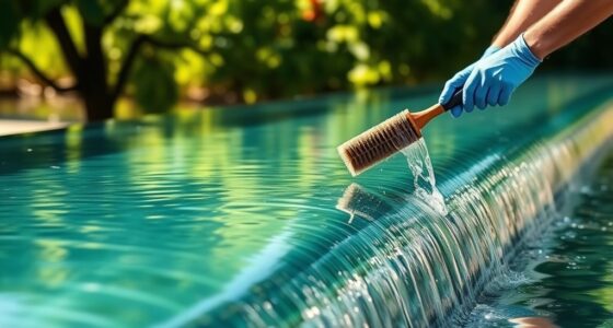 cleaning infinity edge components