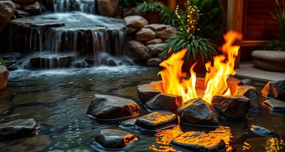 fire water feature fusion