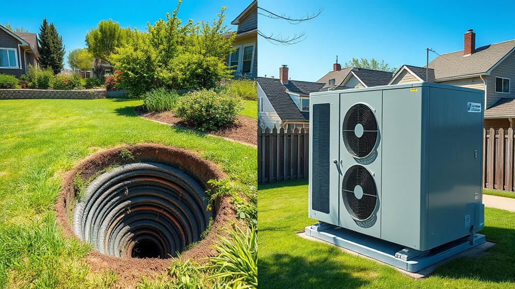 geothermal vs air source efficiency