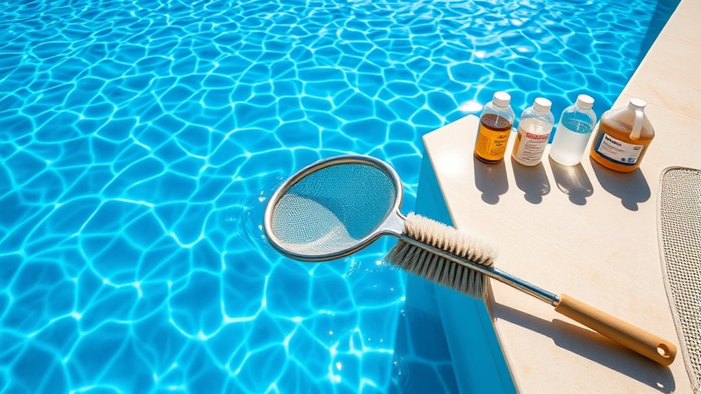 maintain clean balanced water