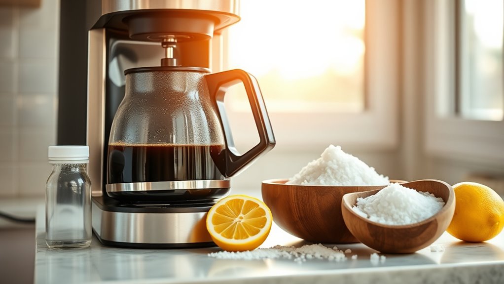 natural coffee machine cleaning
