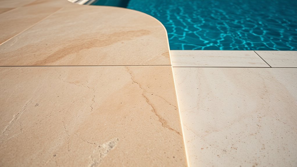 pool deck material comparison