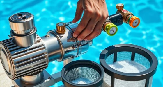 pool maintenance equipment inspection