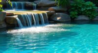 pool waterfall tranquility features