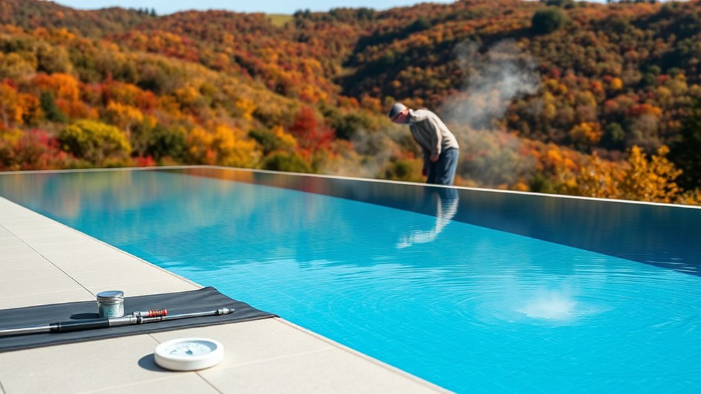 pool winterization and safety