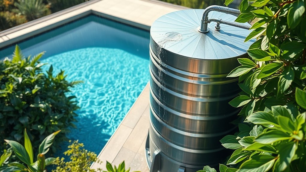rainwater pool collection